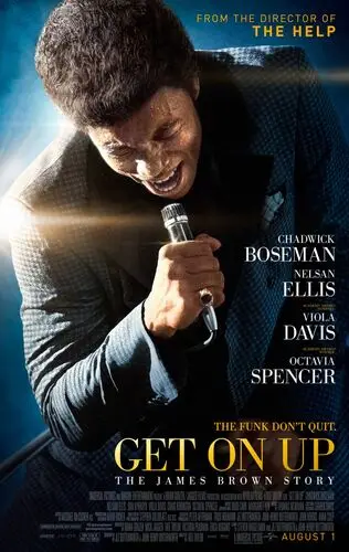 Get on Up (2014) White Tank-Top - idPoster.com