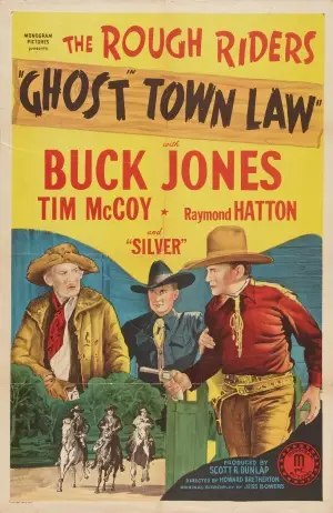 Ghost Town Law (1942) Women's Colored  Long Sleeve T-Shirt - idPoster.com