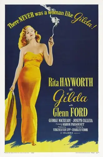 Gilda (1946) Women's Colored T-Shirt - idPoster.com