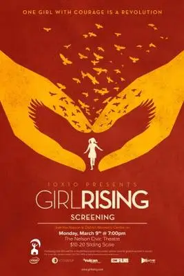 Girl Rising (2013) Women's Colored  Long Sleeve T-Shirt - idPoster.com