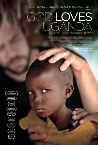 God Loves Uganda (2013) White T-Shirt - idPoster.com