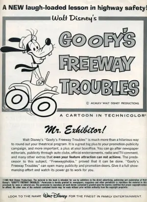 Goofy's Freeway Troubles (1965) White T-Shirt - idPoster.com