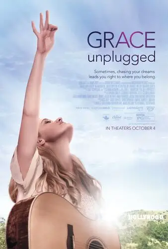 Grace Unplugged (2013) White T-Shirt - idPoster.com