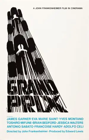 Grand Prix (1966) White T-Shirt - idPoster.com