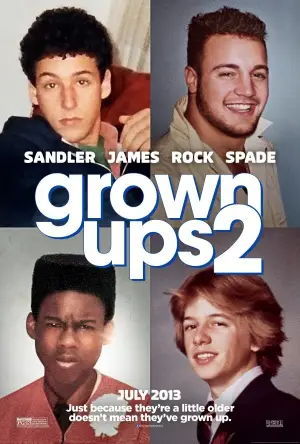 Grown Ups 2 (2013) White T-Shirt - idPoster.com