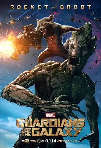 Guardians of the Galaxy (2014) White T-Shirt - idPoster.com
