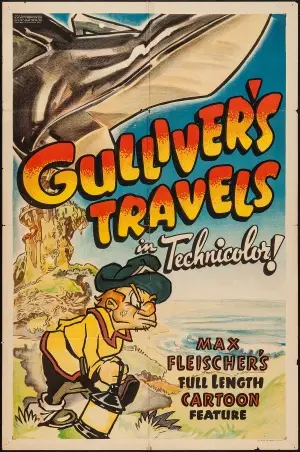 Gulliver's Travels (1939) Drawstring Backpack - idPoster.com