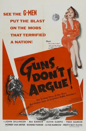 Guns Don't Argue (1957) Men's Colored T-Shirt - idPoster.com