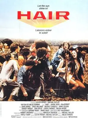 Hair (1979) Men's Colored T-Shirt - idPoster.com