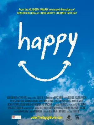 Happy (2011) White Tank-Top - idPoster.com