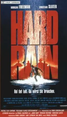 Hard Rain (1998) Men's Colored  Long Sleeve T-Shirt - idPoster.com