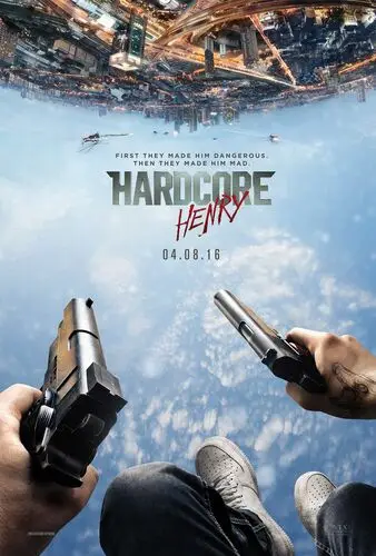 Hardcore Henry (2016) Men's Colored Hoodie - idPoster.com