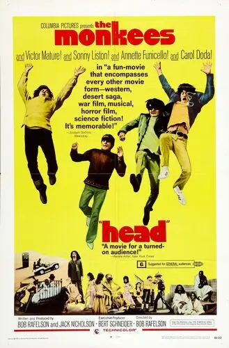 Head (1968) Baseball Cap - idPoster.com
