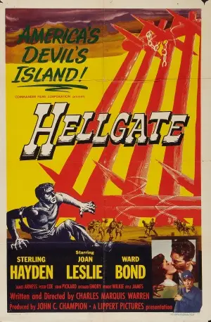 Hellgate (1952) White T-Shirt - idPoster.com
