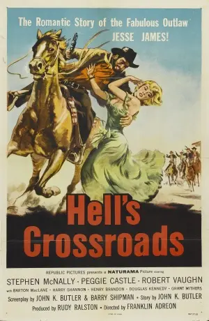 Hells Crossroads (1957) White Tank-Top - idPoster.com
