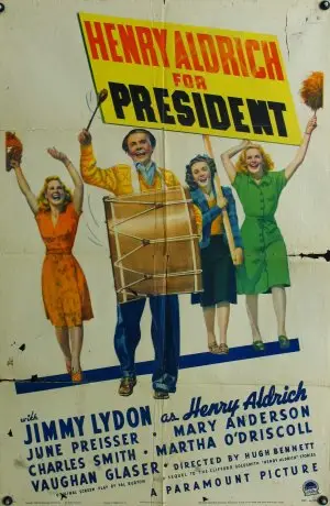 Henry Aldrich for President (1941) White T-Shirt - idPoster.com