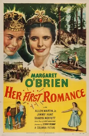 Her First Romance (1951) White T-Shirt - idPoster.com