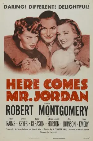 Here Comes Mr. Jordan (1941) White T-Shirt - idPoster.com