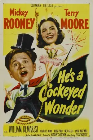 Hes a Cockeyed Wonder (1950) Women's Colored Tank-Top - idPoster.com