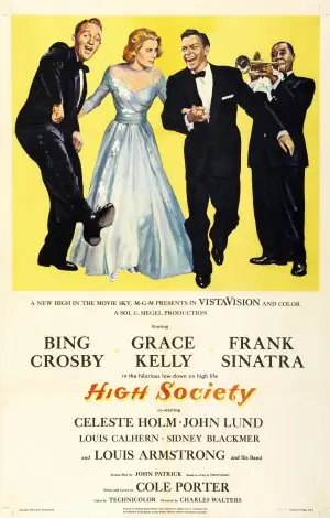High Society (1956) White T-Shirt - idPoster.com
