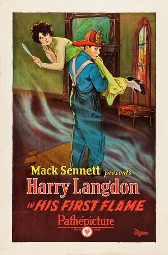 His First Flame (1927) White T-Shirt - idPoster.com