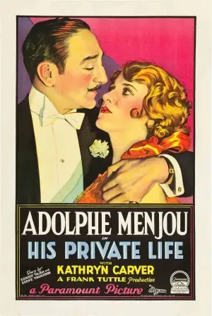 His Private Life (1928) White T-Shirt - idPoster.com
