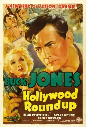 Hollywood Round-Up (1937) White T-Shirt - idPoster.com
