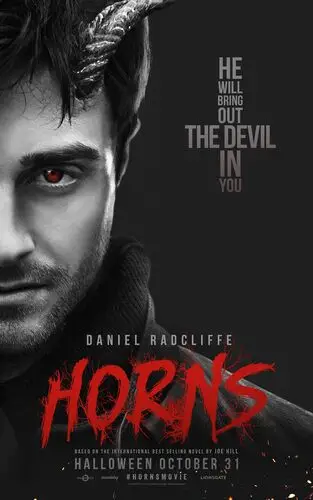 Horns (2014) Men's Colored Hoodie - idPoster.com