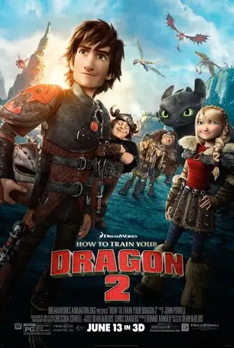 How to Train Your Dragon 2 (2014) White T-Shirt - idPoster.com