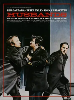 Husbands (1970) Men's Colored  Long Sleeve T-Shirt - idPoster.com