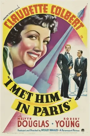 I Met Him in Paris (1937) Men's Colored T-Shirt - idPoster.com