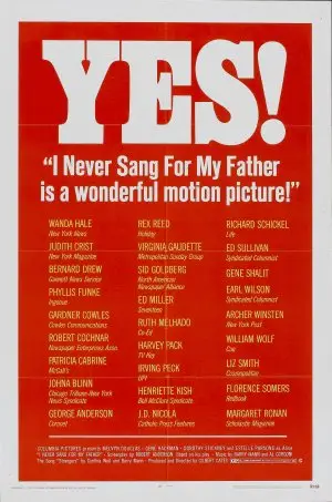 I Never Sang for My Father (1970) Fridge Magnet picture 420211