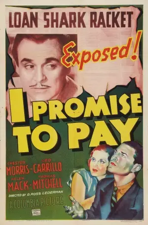I Promise to Pay (1937) Women's Colored Hoodie - idPoster.com