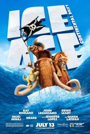Ice Age: Continental Drift (2012) White Tank-Top - idPoster.com