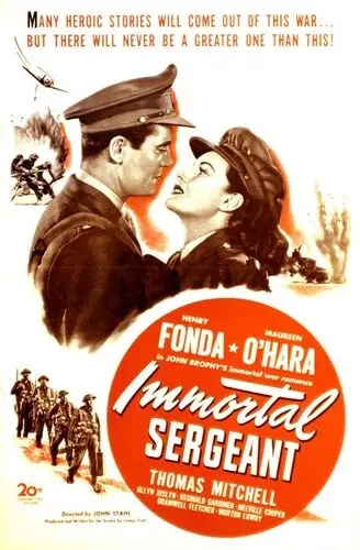 Immortal Sergeant (1943) Men's Colored  Long Sleeve T-Shirt - idPoster.com