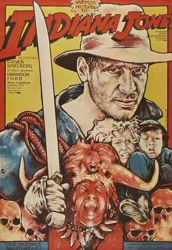 Indiana Jones and the Temple of Doom (1984) Men's Colored Hoodie - idPoster.com