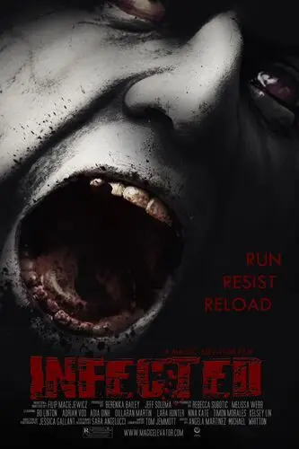 Infected (2013) White T-Shirt - idPoster.com