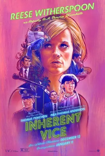 Inherent Vice (2014) Women's Colored T-Shirt - idPoster.com