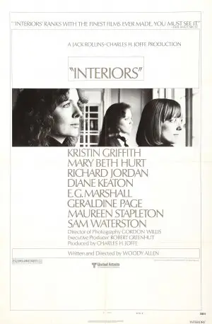Interiors (1978) White T-Shirt - idPoster.com