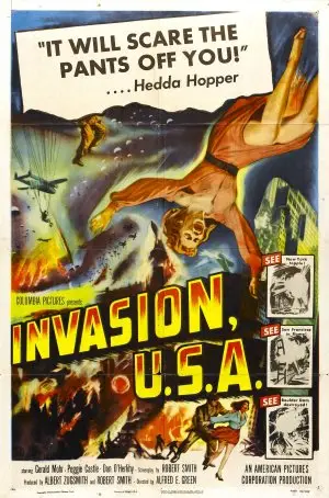 Invasion USA (1952) Drawstring Backpack - idPoster.com