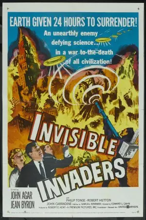 Invisible Invaders (1959) Men's Colored Hoodie - idPoster.com