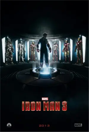 Iron Man 3 (2013) White T-Shirt - idPoster.com