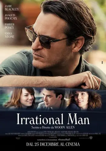 Irrational Man (2015) Men's Colored  Long Sleeve T-Shirt - idPoster.com