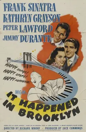 It Happened in Brooklyn (1947) Men's Colored  Long Sleeve T-Shirt - idPoster.com