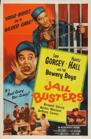 Jail Busters (1955) White T-Shirt - idPoster.com