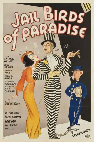 Jailbirds of Paradise (1934) Men's Colored T-Shirt - idPoster.com