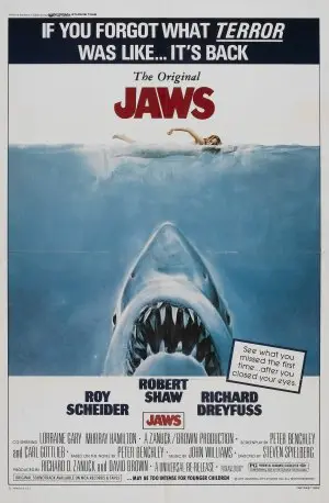 Jaws (1975) Men's Colored T-Shirt - idPoster.com