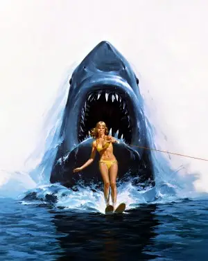 Jaws 2 (1978) White T-Shirt - idPoster.com