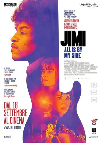 Jimi All Is by My Side (2014) White T-Shirt - idPoster.com
