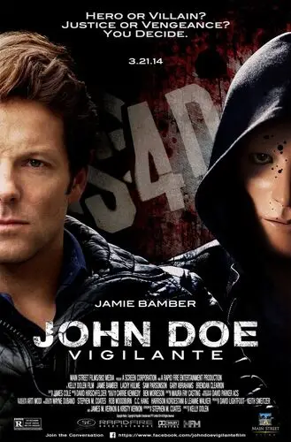 John Doe Vigilante (2014) White T-Shirt - idPoster.com